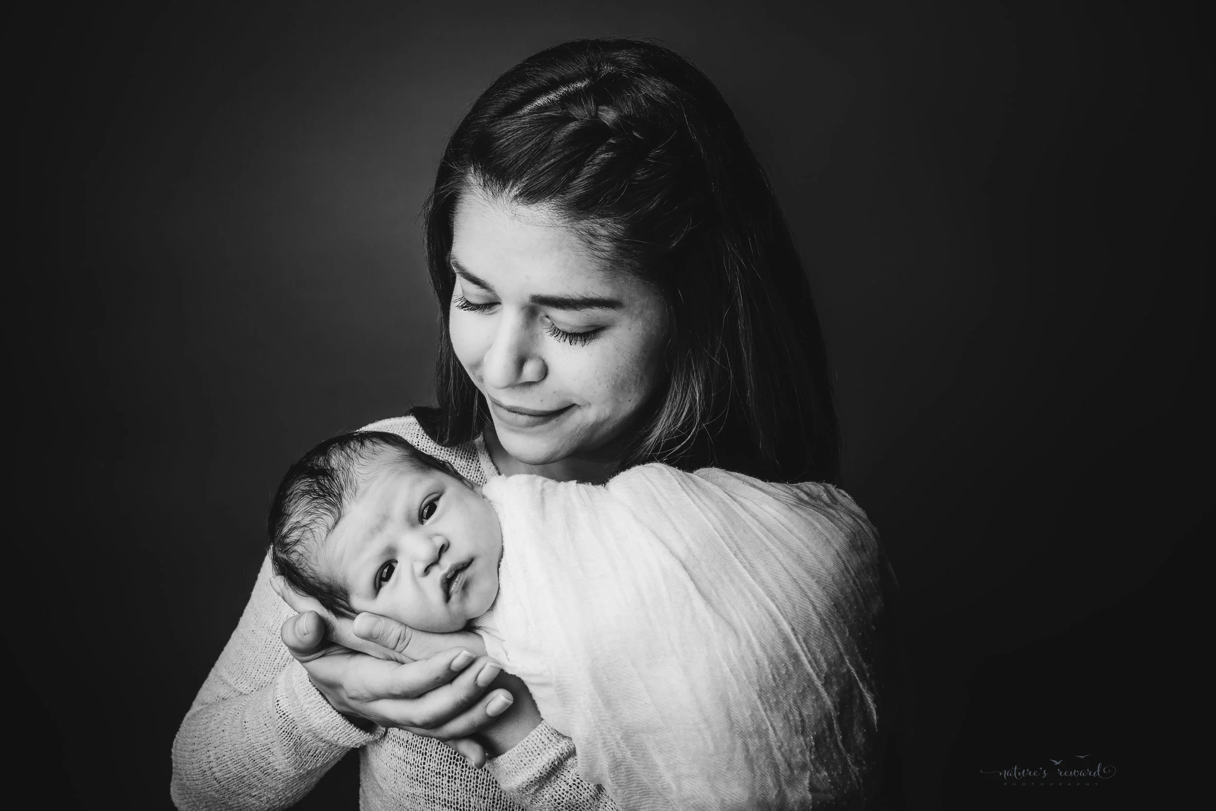 Newborn baby boy with his mommy by san Bernardino’s maternity, newborn and family photography, Nature’s Reward Photography