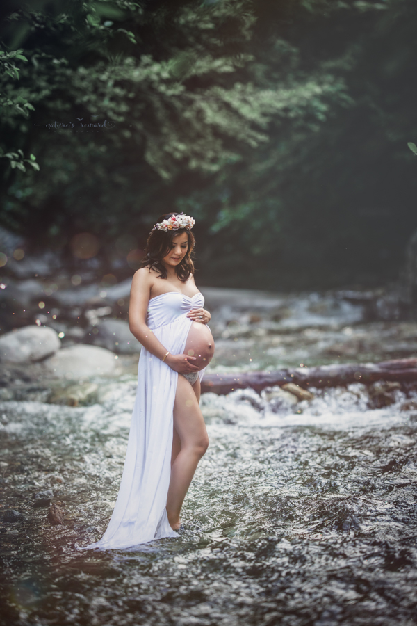 Maternity session by the creek by San Bernardino Maternity, Newborn and Family Photographer Nature’s Reward Photography
