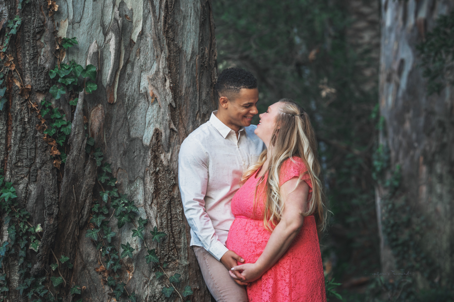 Lovely couple expecting their first baby in this maternity portrait by Nature’s Reward Photography