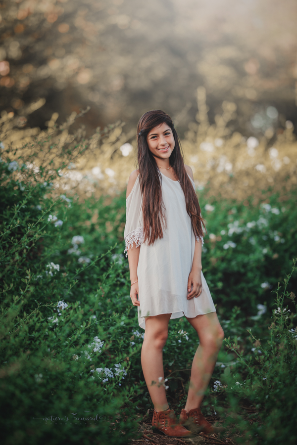 Lovely young lady portrait then during a family session by Nature’ sReward Photography