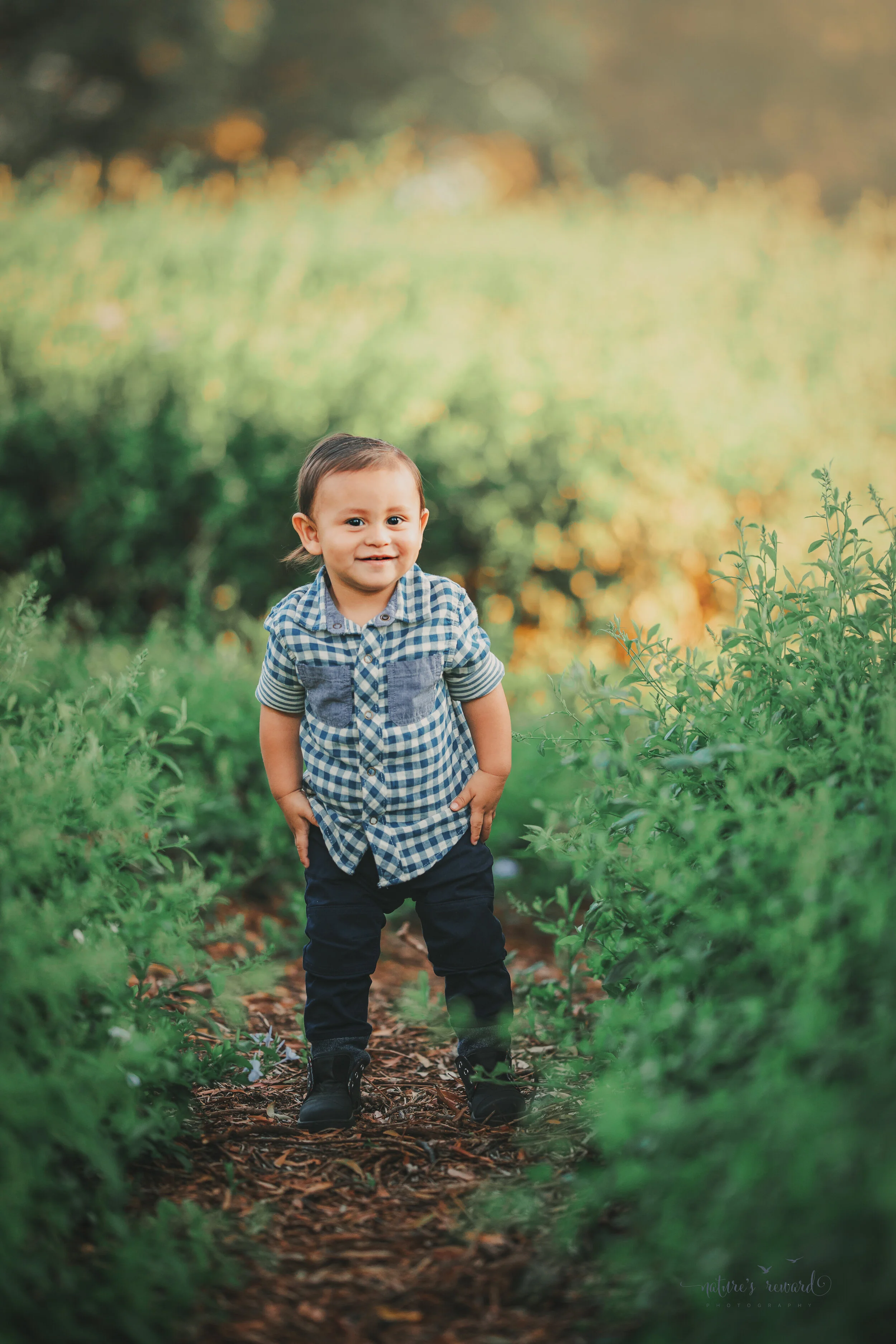 Young baby boy photography session in a park in redlands by San Bernardino photographer- Nature’s rEward Photography