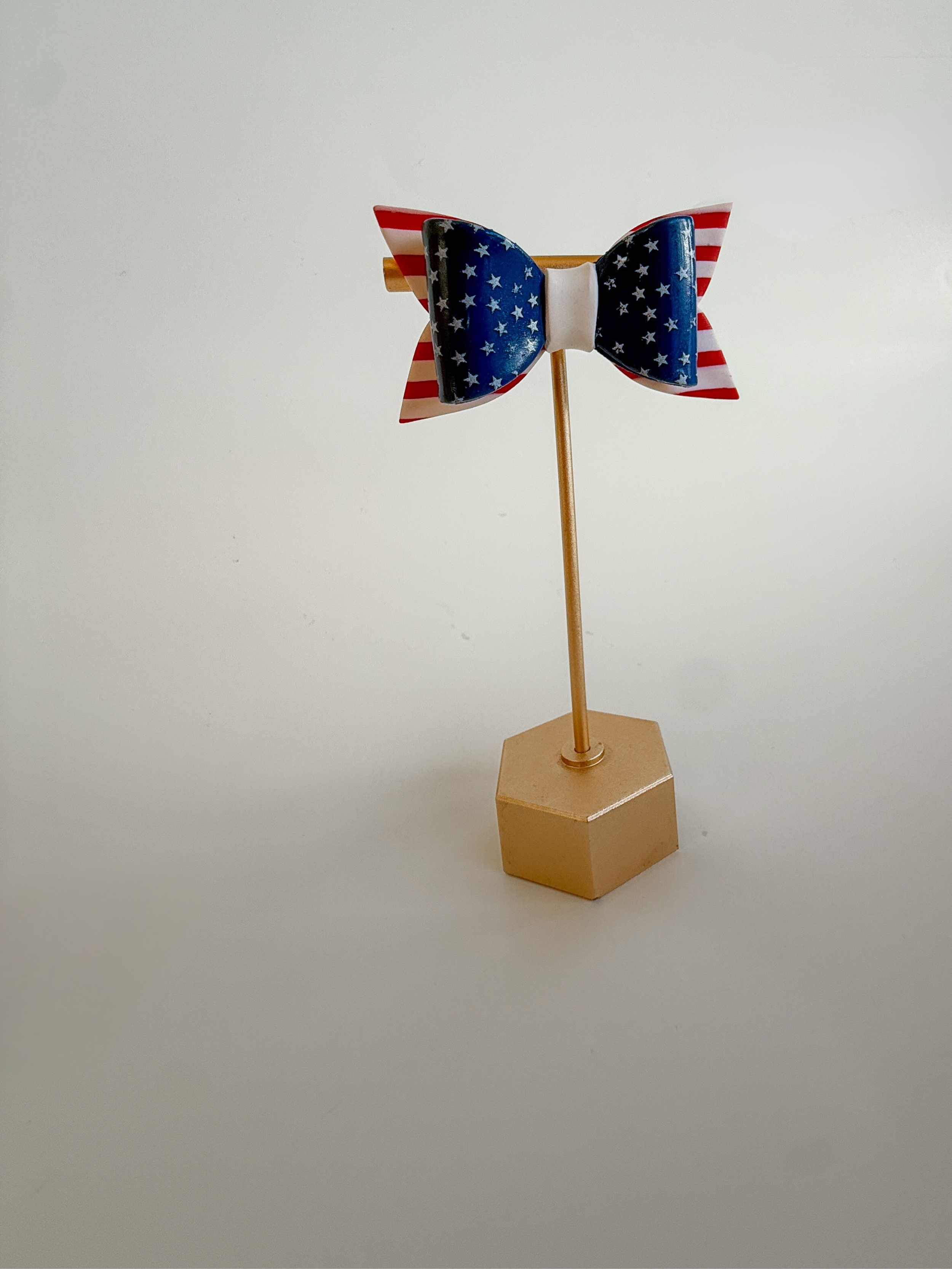 Patriotic Hair Bow Clip