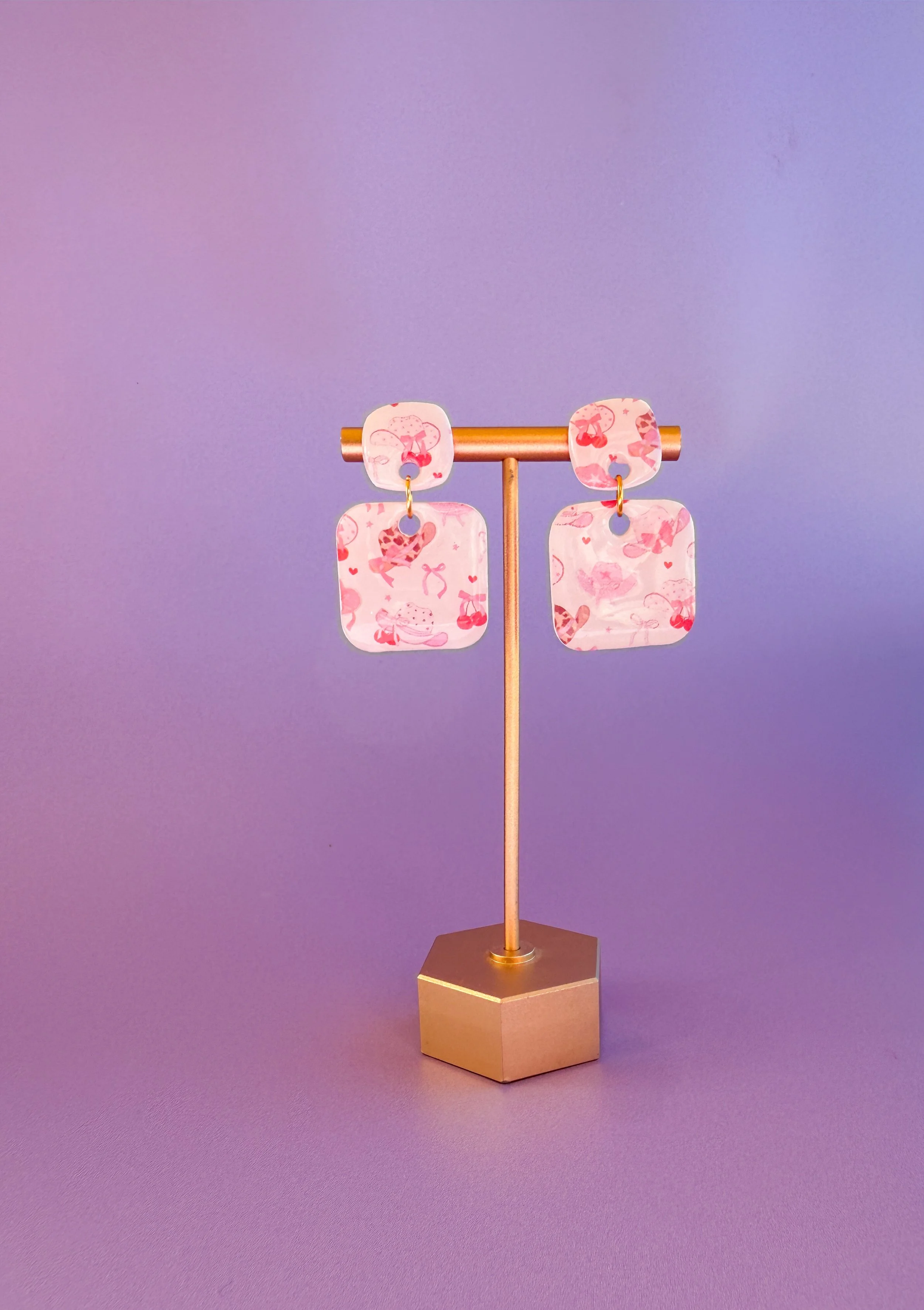 Hearts & Bows Dangles