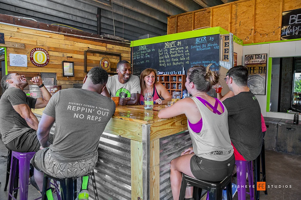 We had a blast hanging with Derrick, Heather, and his crew. Derrick plans to incorporate a covered outdoor seating area, a stage for outdoor performances, and Greenville’s first Ciderfest, which will include local breweries. Give them a follow on