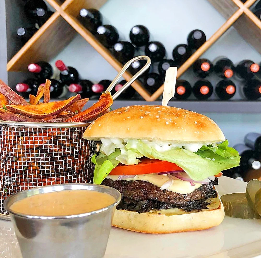   Generations Bistro  (Image: Portabella burger)  From falafel to gluten-free braised lamb shank to crabless stuffed portabella, Generations Bistro is serving up something for everyone. Located off of S Batesville Rd in Greer, Generations Bistro is a