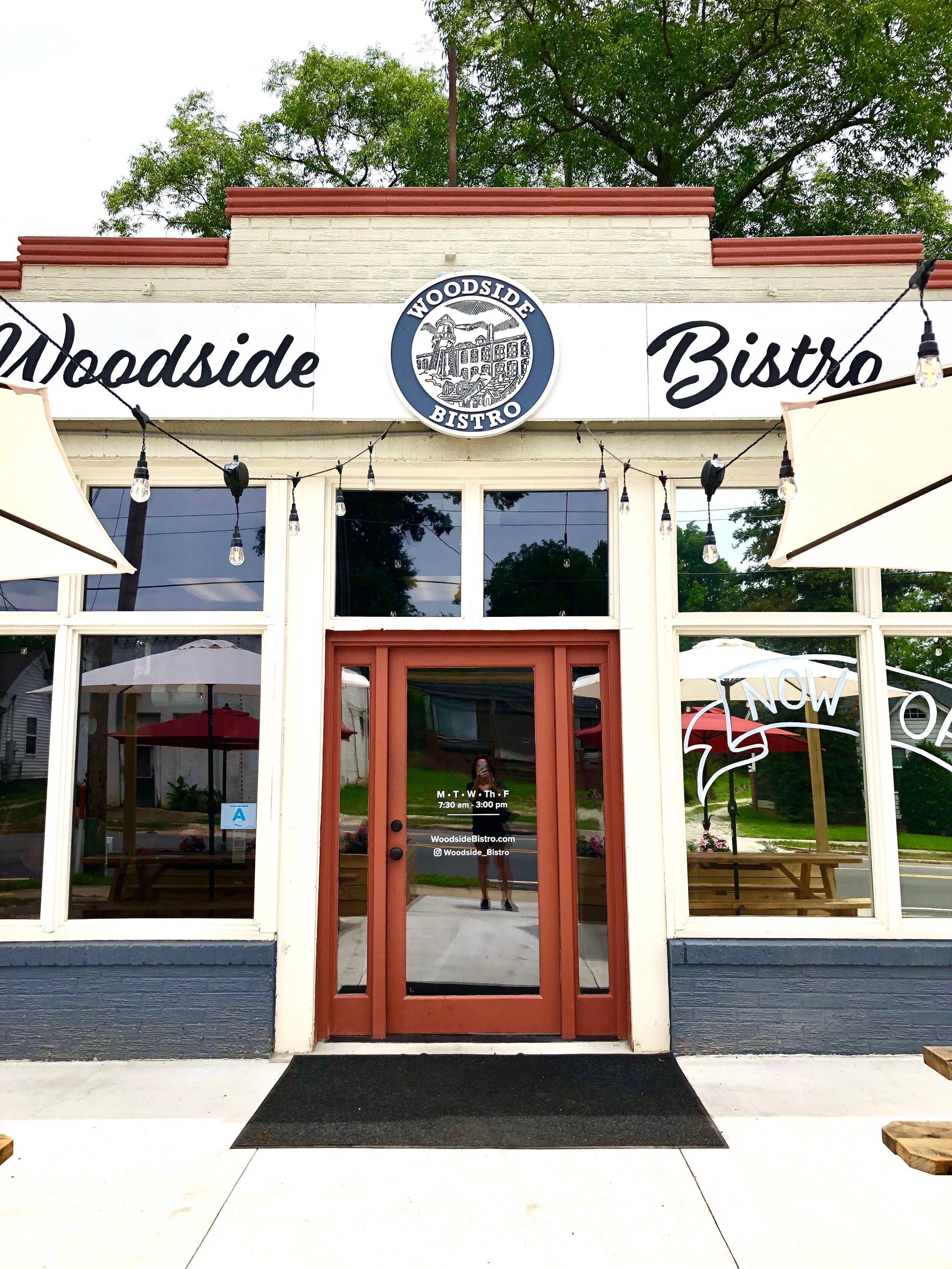    Woodside Bistro    When we talk about taking care of our community, we couldn’t be prouder of the folks behind Woodside Bistro. Serving delicious food with a purpose, we think everything tastes better when you’re helping feed the community. Yep, t