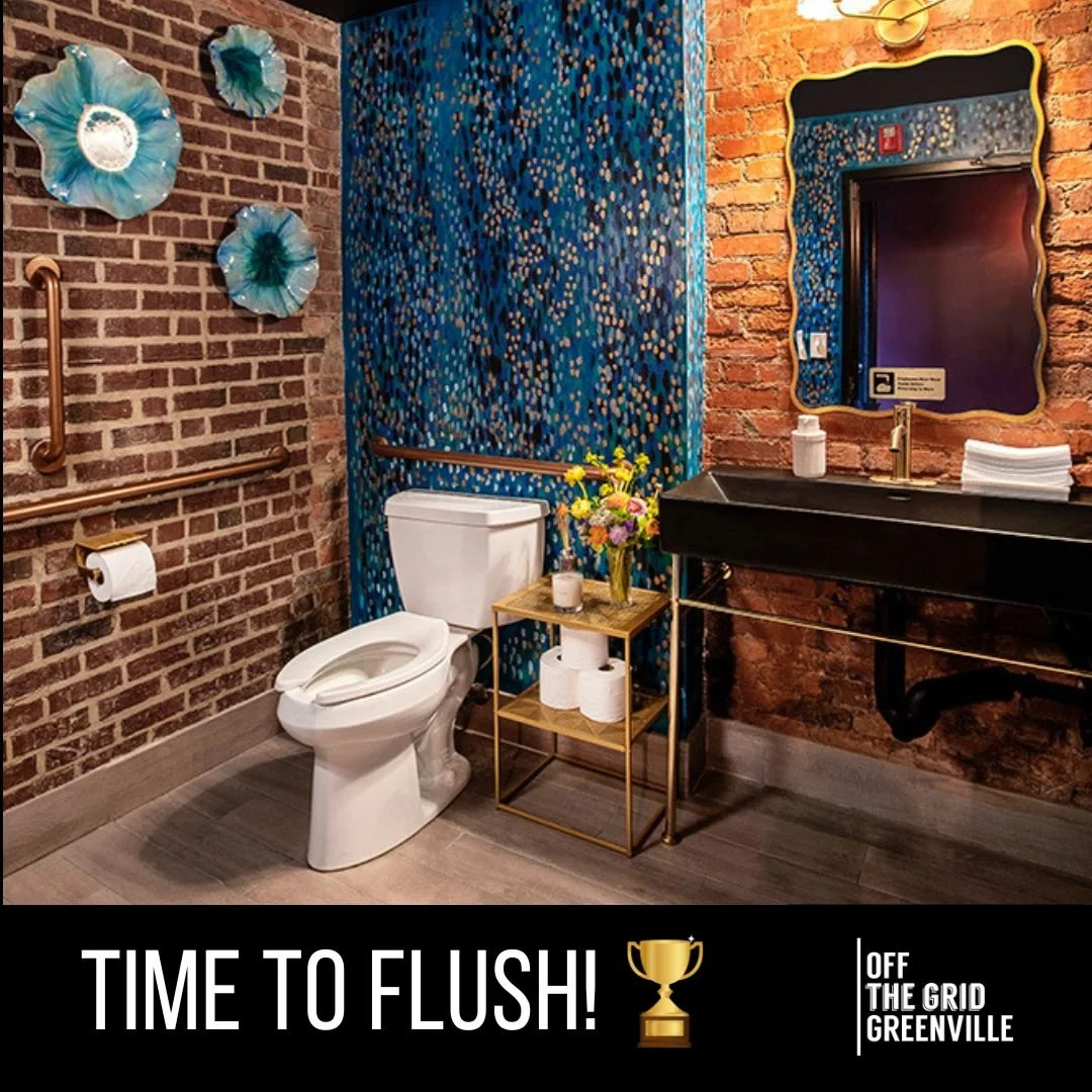 The 2024 Flushies, Off The Grid Greenville's Bathroom Superlatives