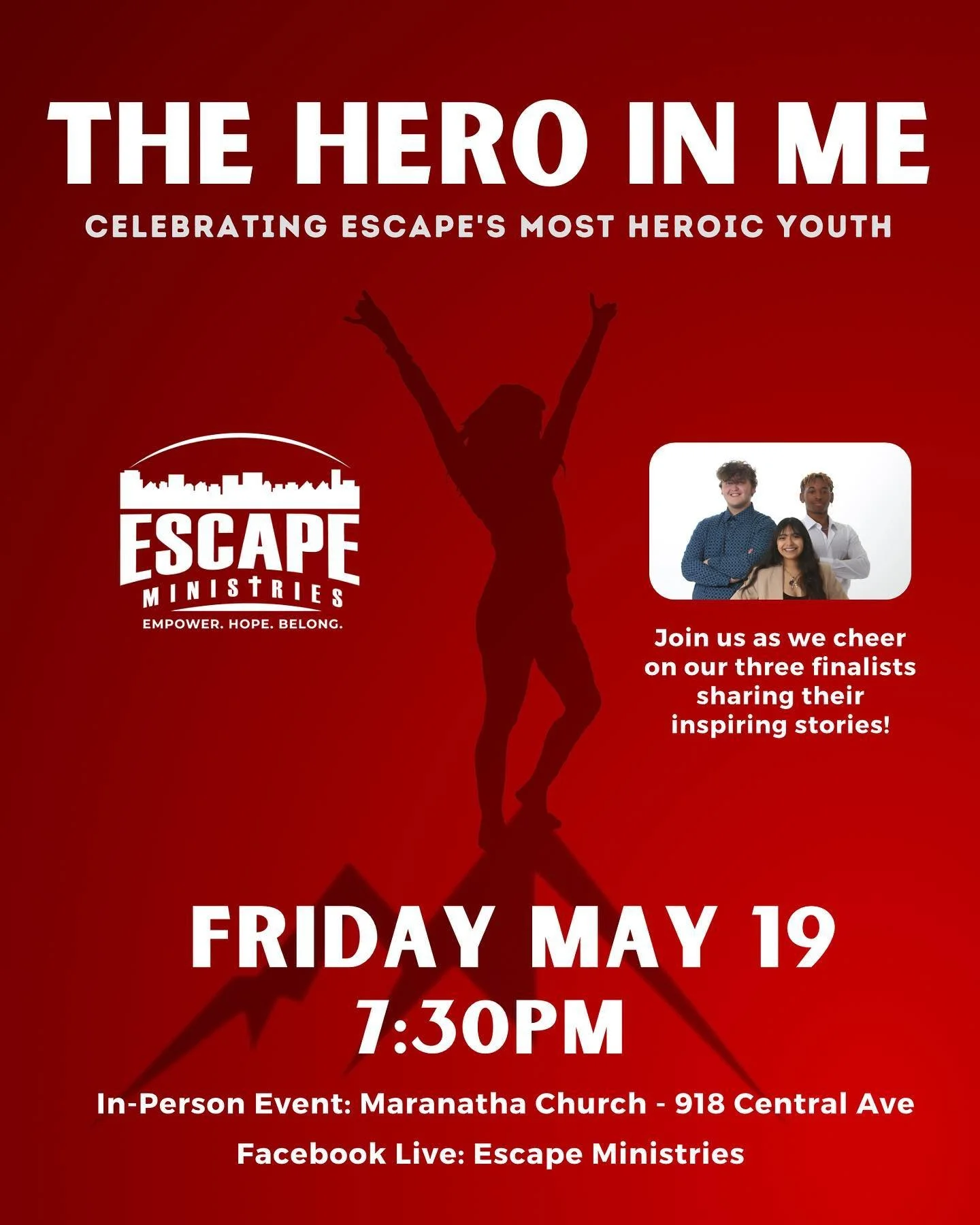 ESCAPE's Hero In Me Event