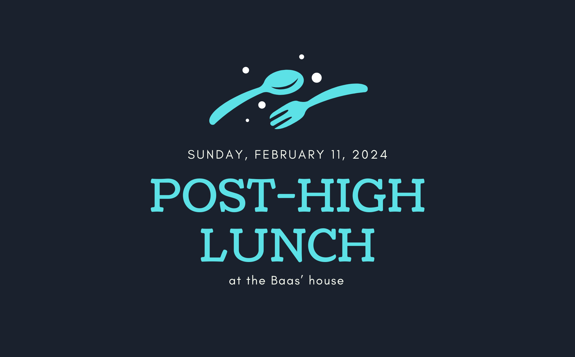Post-High Lunch