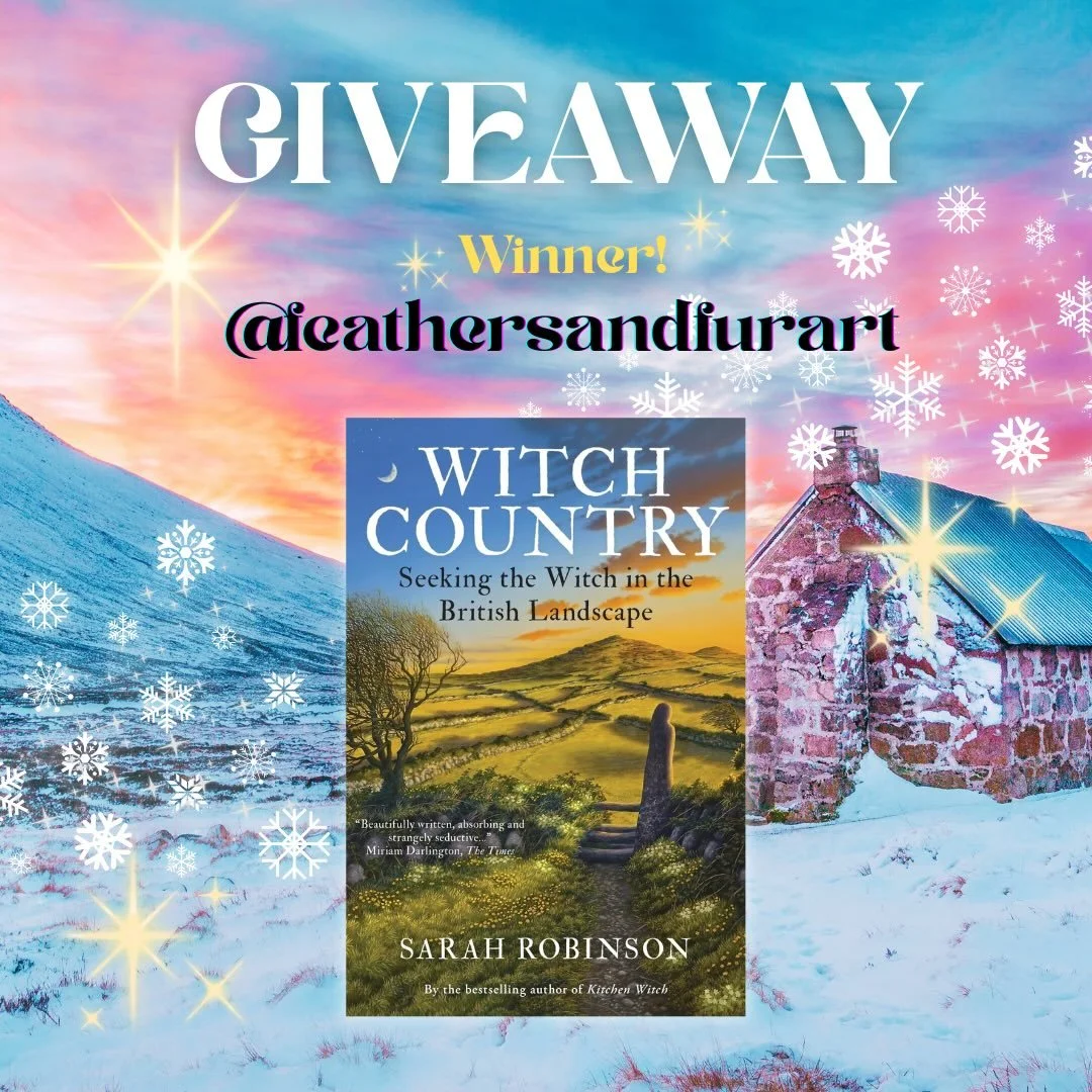 I&rsquo;m delighted to share the winner of my December Witch Country giveaway:&nbsp;the lovely Loren from @feathersandfurart! She&rsquo;ll be getting a copy of Witch Country in the post in time for Christmas!&nbsp;(Postal deities permitting! 💌)
🎄?
