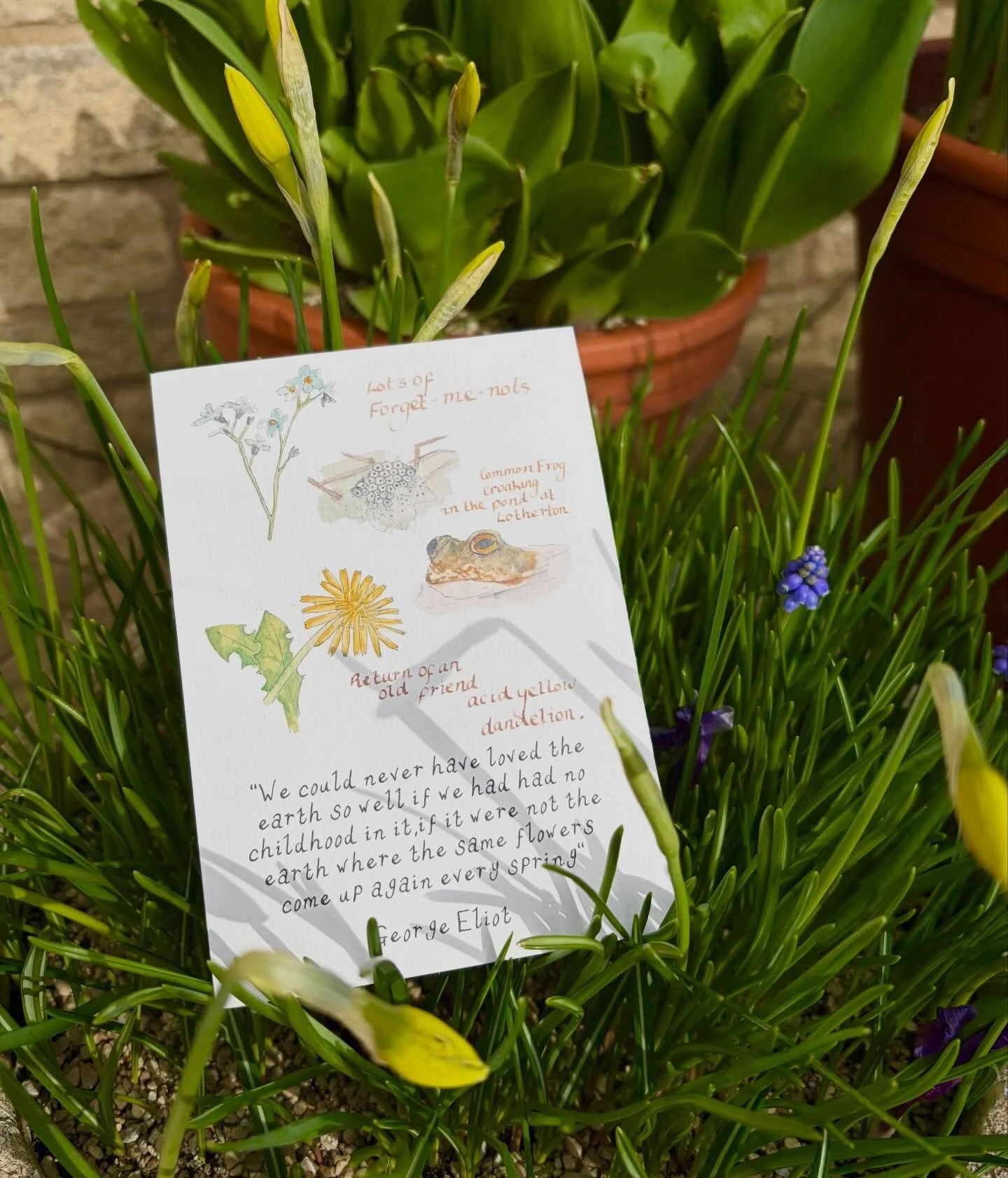 &ldquo;We could never have loved the earth so well if we had had no childhood in it, if it were not the earth where the same flowers come up again every spring that we used to gather with our tiny fingers as we sat lisping to ourselves on the grass, 