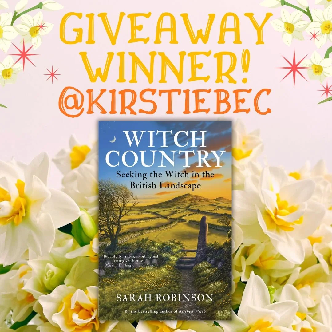 I&rsquo;m always delighted to share the winners of my book giveaways! For March and the copy of Witch Country our winner is @kirstiebec 🥳✨ Congratulations Kirstie! A copy of the book will be winging its way to you!
🌸🌷🌸
My giveaway in April is goi