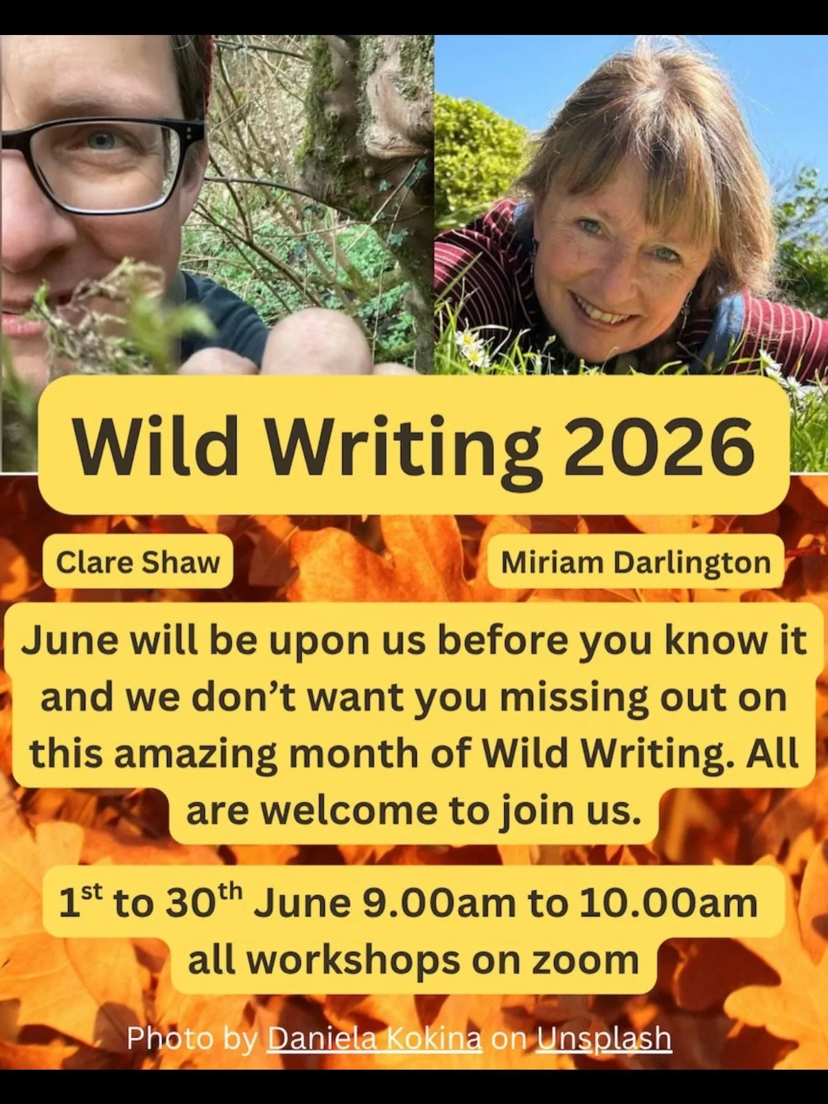 One of the things I love most about Wild Writing is that it isn&rsquo;t just about writing &mdash; it&rsquo;s about paying attention.
It&rsquo;s impossible not to get excited about the natural world when listening to @mim.darlington and @clareshaw1.