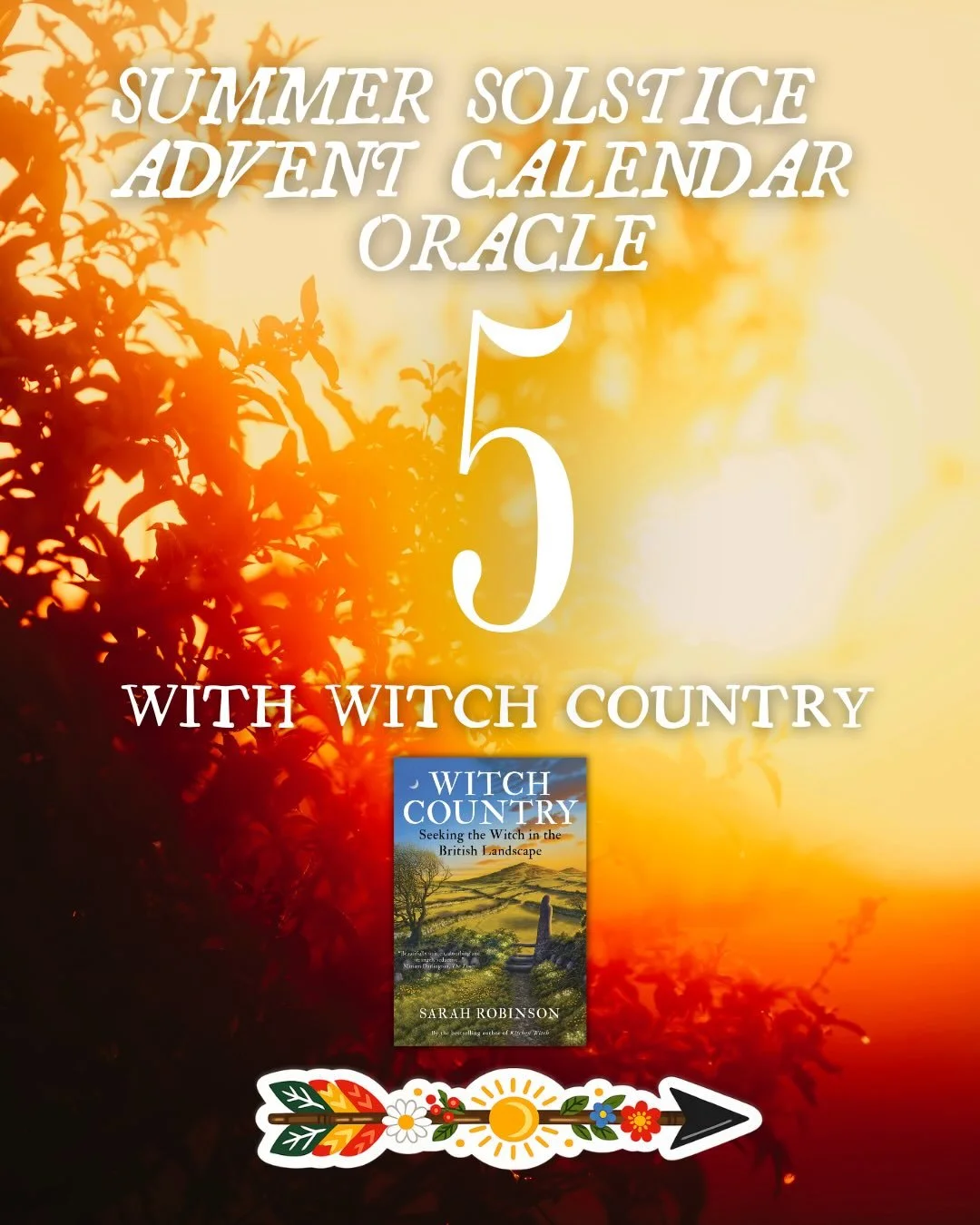 ✨A journey to the Summer Solstice ✨
Each day, a little magic from Witch Country; images, themes, and book extracts to inspire a little wonder, reflection, and celebration 
☀️🌿
#SummerSolstice #WitchCountry #SeasonOfLight #june5 #june
