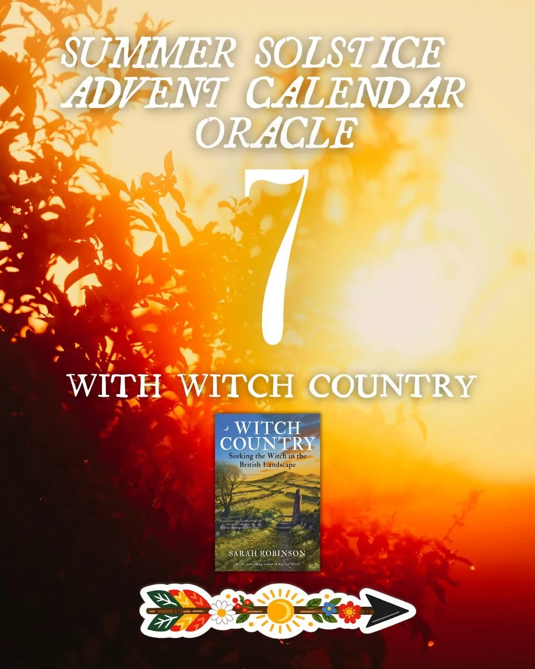 ✨A journey to the Summer Solstice ✨
Each day, a little magic from Witch Country; images, themes, and book extracts to inspire a little wonder, reflection, and celebration 
☀️🌿
#SummerSolstice #WitchCountry #SeasonOfLight #june7 #june