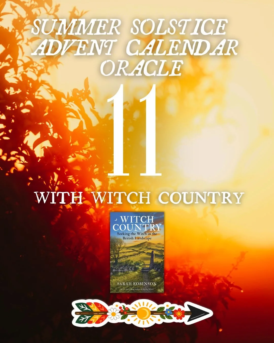 ✨A journey to the Summer Solstice ✨
Each day, a little magic from Witch Country; images, themes, and book extracts to inspire a little wonder, reflection, and celebration 
☀️🌿
#SummerSolstice #WitchCountry #SeasonOfLight #june #june11