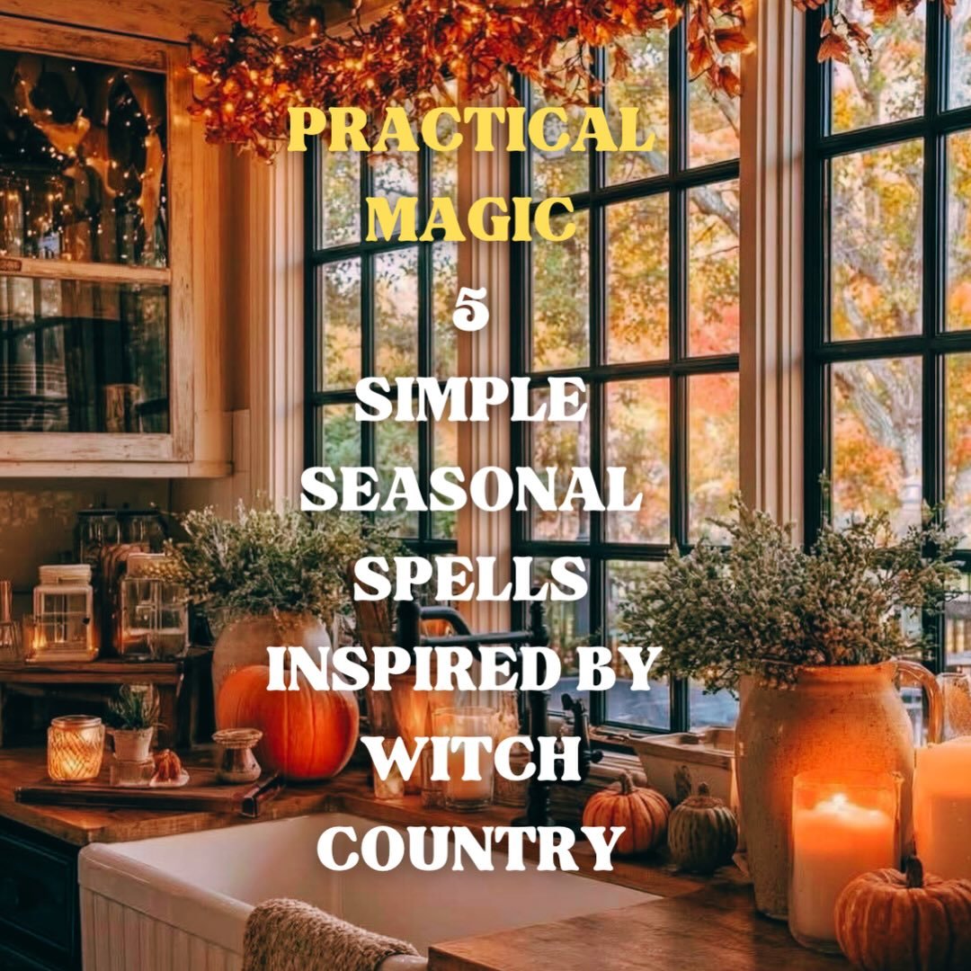 🍂✨ 5 Spells for Autumn ✨🍂
This season of falling leaves and lengthening nights calls us back to the hearth, to small rituals that nourish body and spirit.
✨
From apple-star wishes to rowan dream-charms, these spells draw on old folklore and gentle 