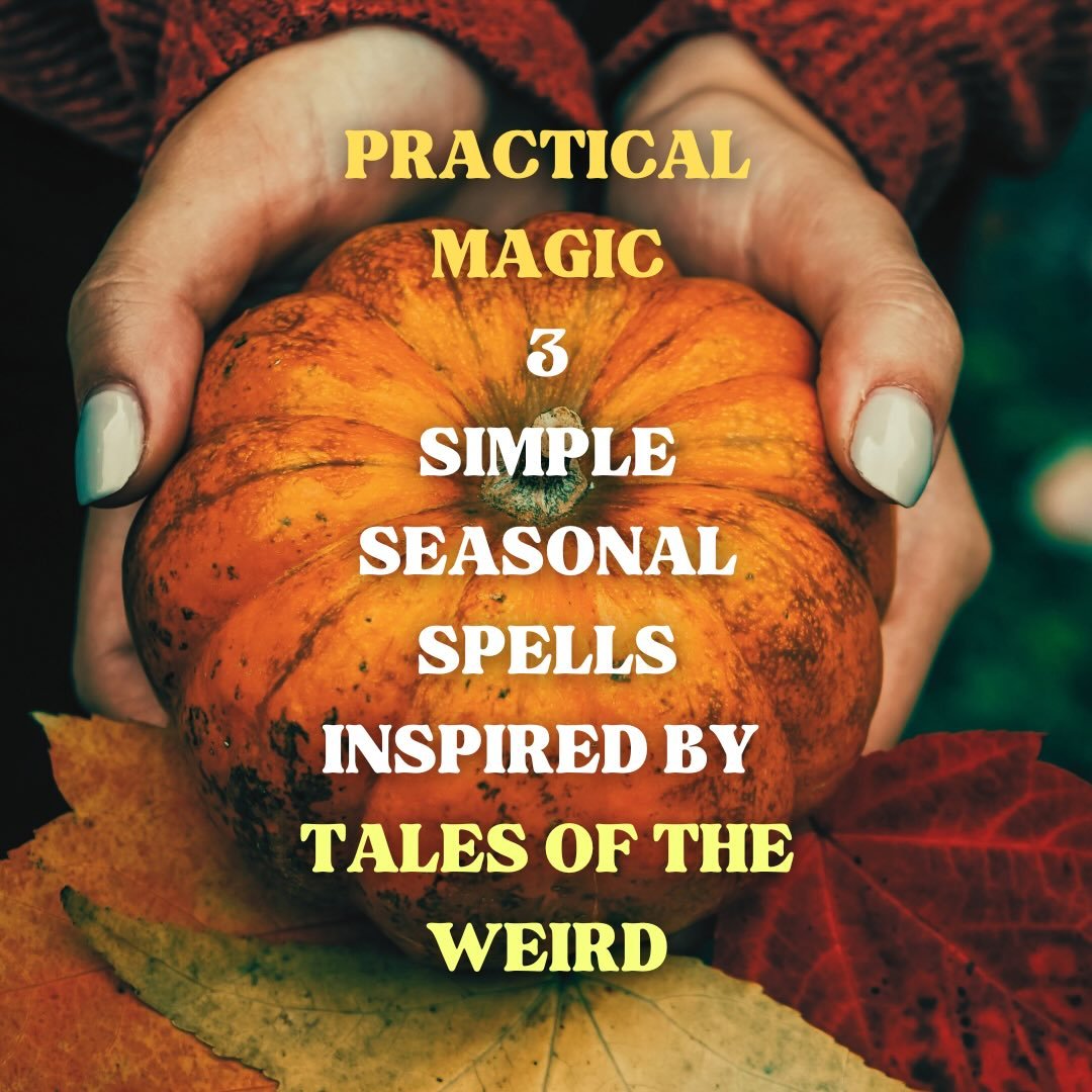October makes witches of us all 🧙&zwj;♀️🌿🍂✨ I&rsquo;ll be sinking into Tales of the Weird from @bl_publishing @britishlibrary - I&rsquo;m honoured and thrilled to be a Tales of the Weird Ambassador🌿🍁🍂✨ What magic are you seeking this October? #