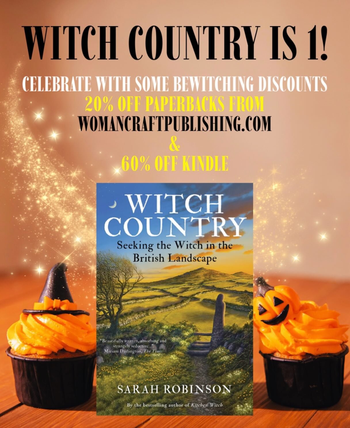This weekend is the publication anniversary of Witch Country and we&rsquo;ve a special offer! This Samhain weekend grab this perfect book for the witching season with...
🧙&zwj;♀️20% off signed paperback copies from the Womancraft shop womancraftpubl
