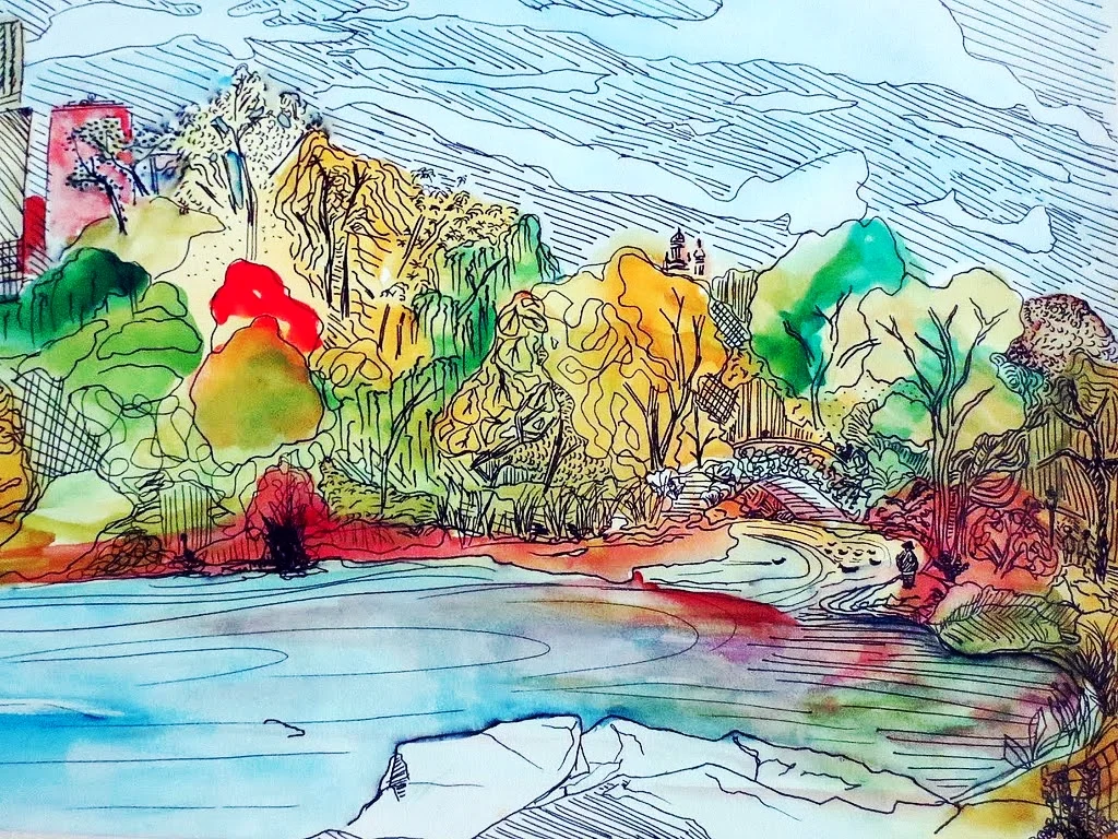 Central Park Sketch #2