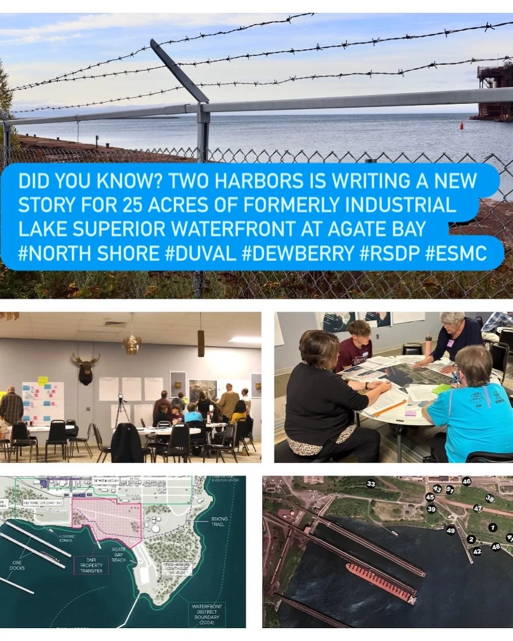 It&rsquo;s not every day a community has the opportunity to completely transform its relationship to a major waterfront, with a vision by the people and for the people. We&rsquo;re excited to be on this journey with the City of Two Harbors. #transfor