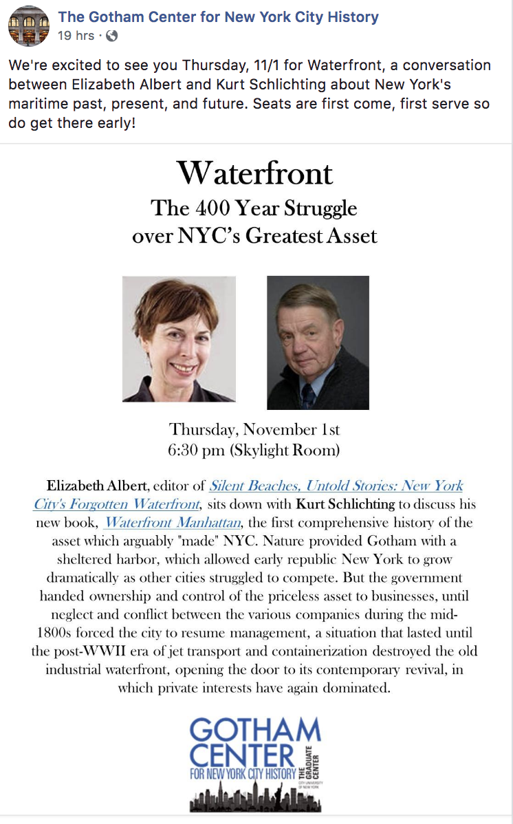 Waterfront: The 400 Year Struggle over NYC's Greatest Asset