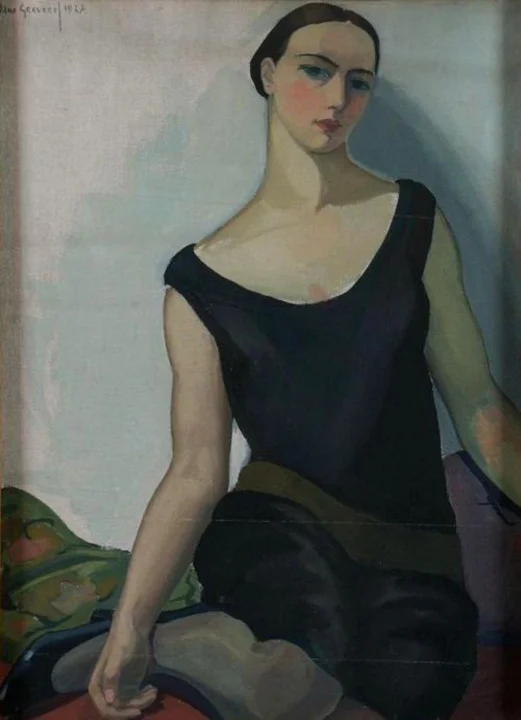 Jeune Femme Assise, Jane Graverol, 1927