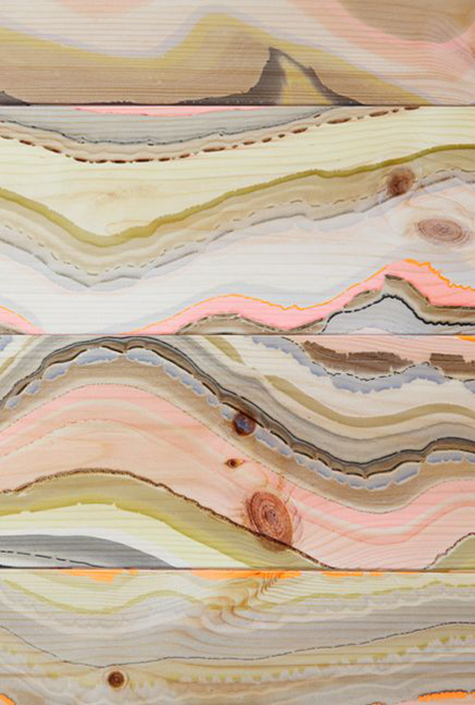 Marbelous Wood Wave, Pernille Snedker Hansen, Ash floorboards Marbling Patter Lacquaer