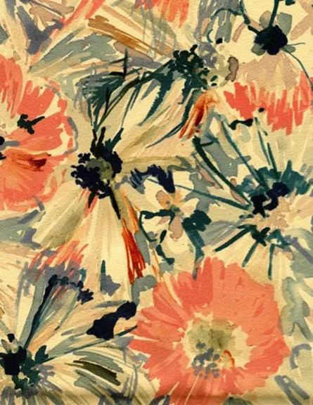 Pretty Color Palettes #11, Vintage Floral Textile, Luli Sanchez
