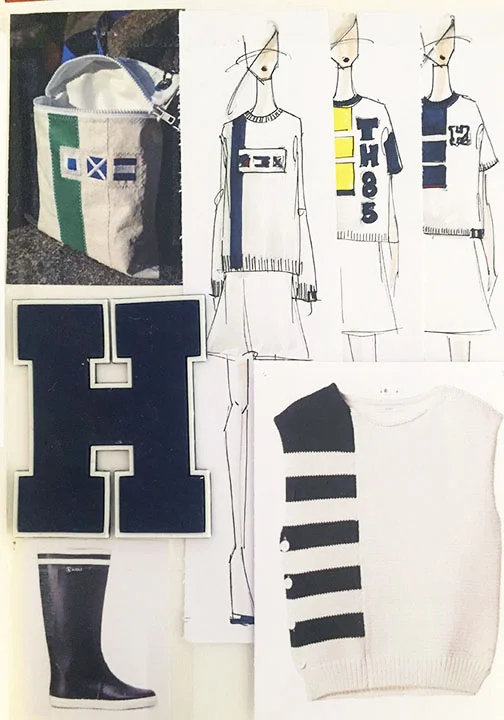 Nylon Nautical Flag Sweaters, Spring 2019