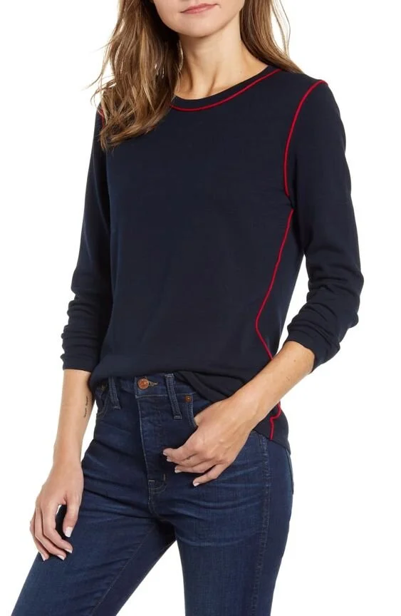Jersey Tipped Sweater, Tommy Hilfiger White Label, Fall 2019