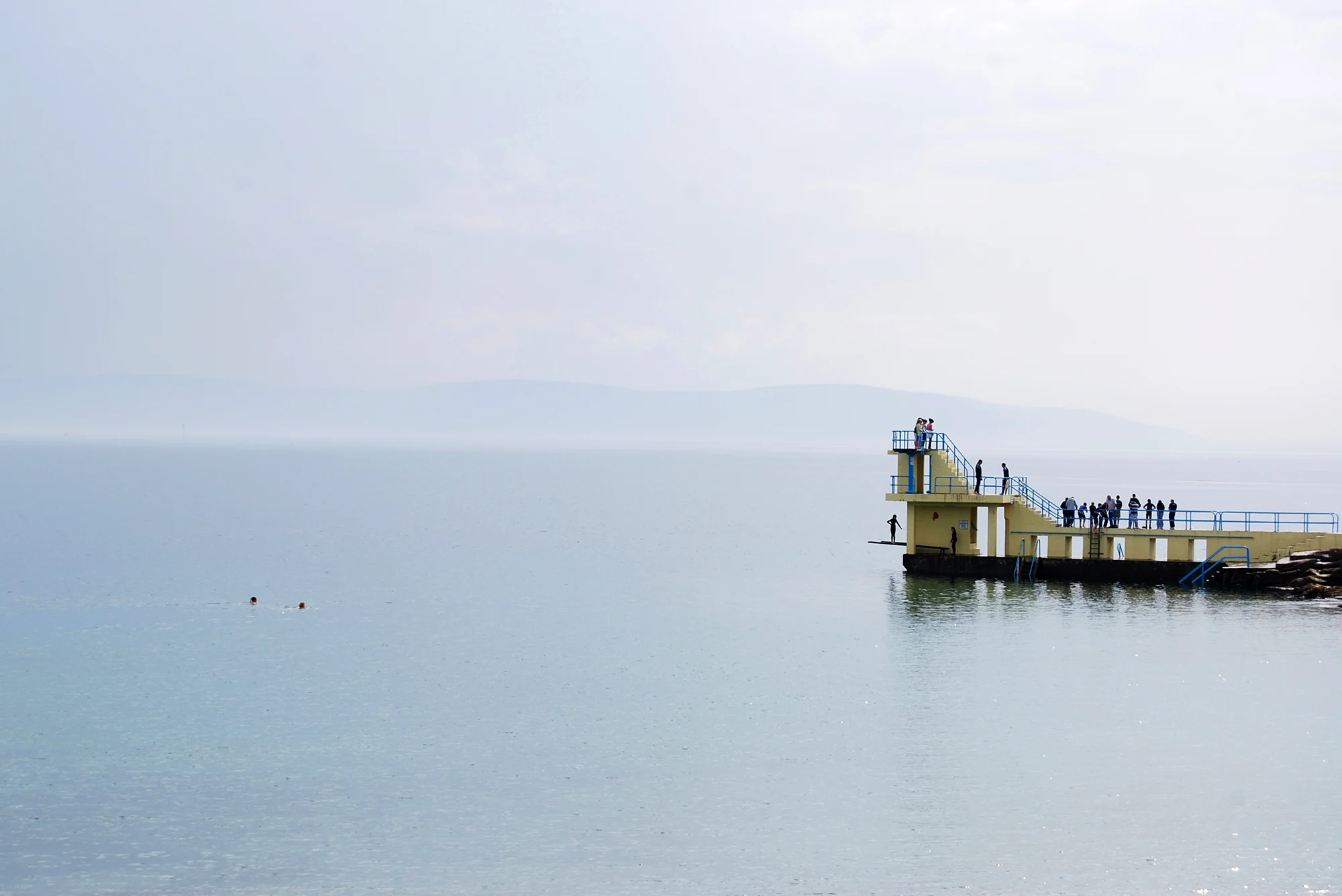  A swimming spot near Galway, Ireland. 