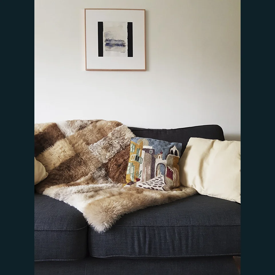 North of Elsewhere. Original painting by Hannah Pugh-All Is Not Lost art ABOVE SOFA1.jpg