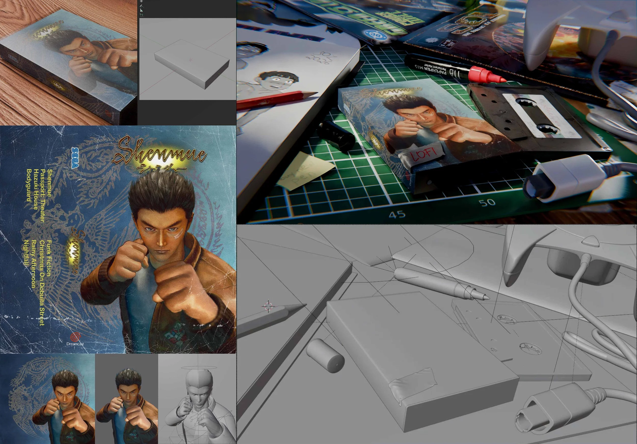 Shenmue - Lo-Fi process