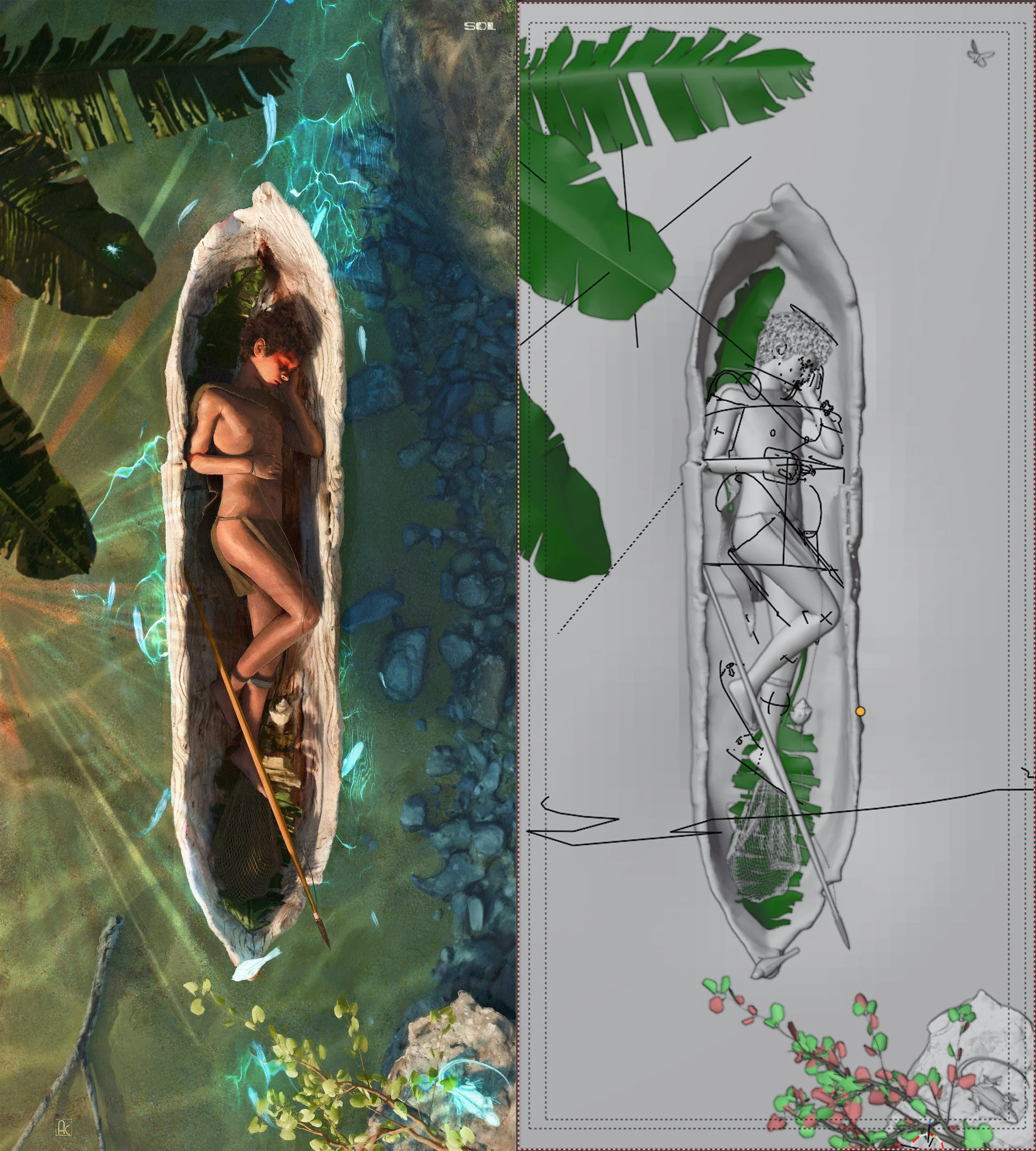 SOL-Yarú Before and After