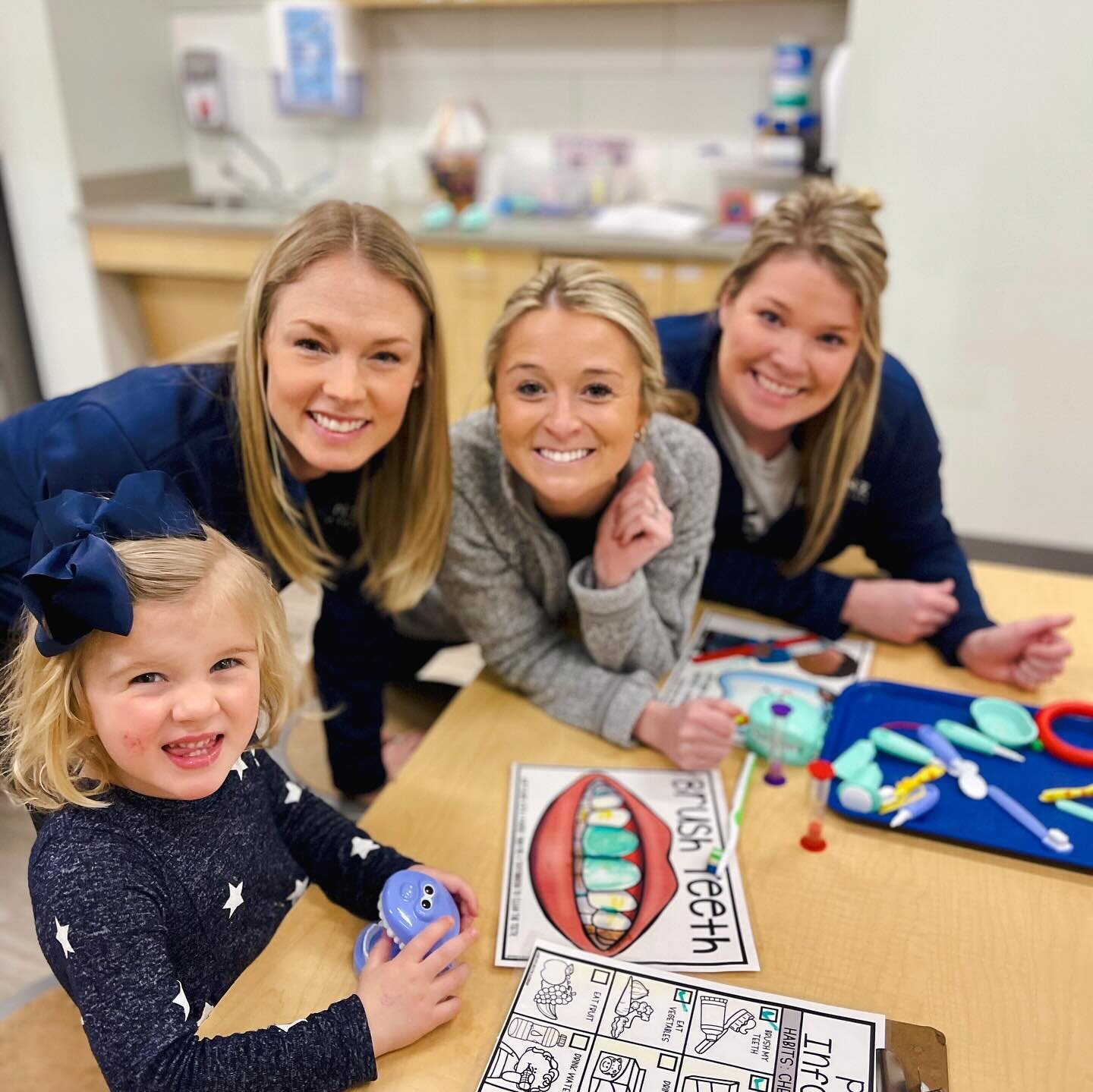 We had a blast this morning with our friends at SPARK! Reading books, practicing our brushing, viewing x-rays, and playing with the most adorable kiddos. So much fun! 👏

Be sure to visit their &ldquo;Dental Office&rdquo; set up this week. It&rsquo;s