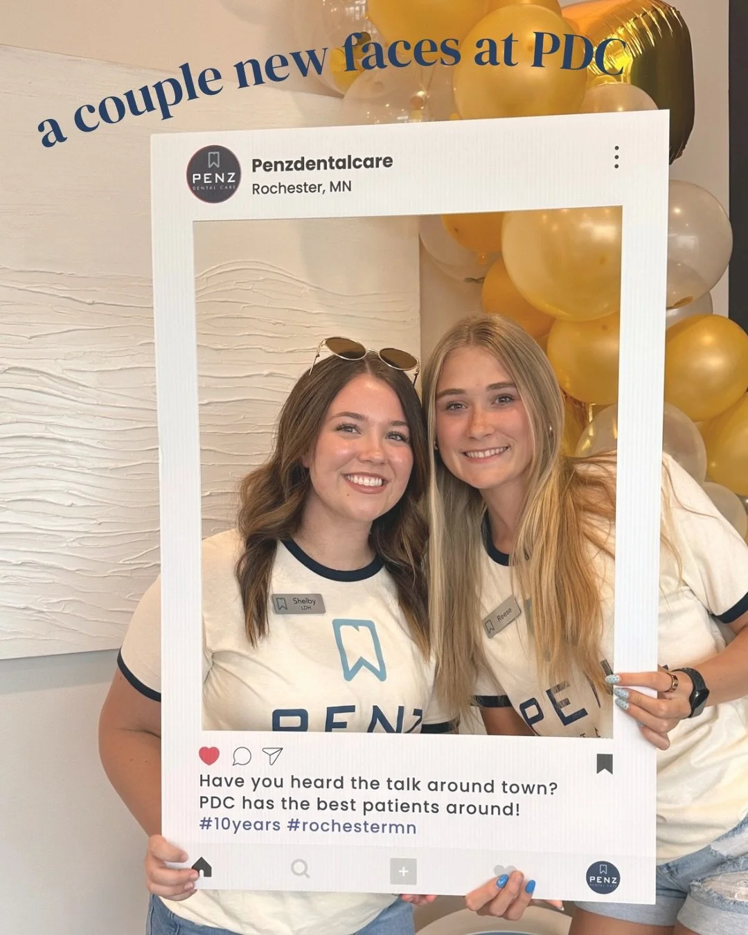 They&rsquo;ve been here for a few months, so we&rsquo;re probably overdue for a proper introduction! 👋 Meet two new faces at PDC: Shelby + Reese! 🤍

🦷 Shelby, Dental Hygienist
Shelby&rsquo;s caring heart shines through in every interaction. She ha