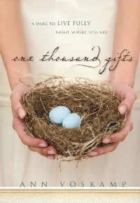 Find joy again by counting your blessings ~ One Thousand Gifts, by Ann Voskamp