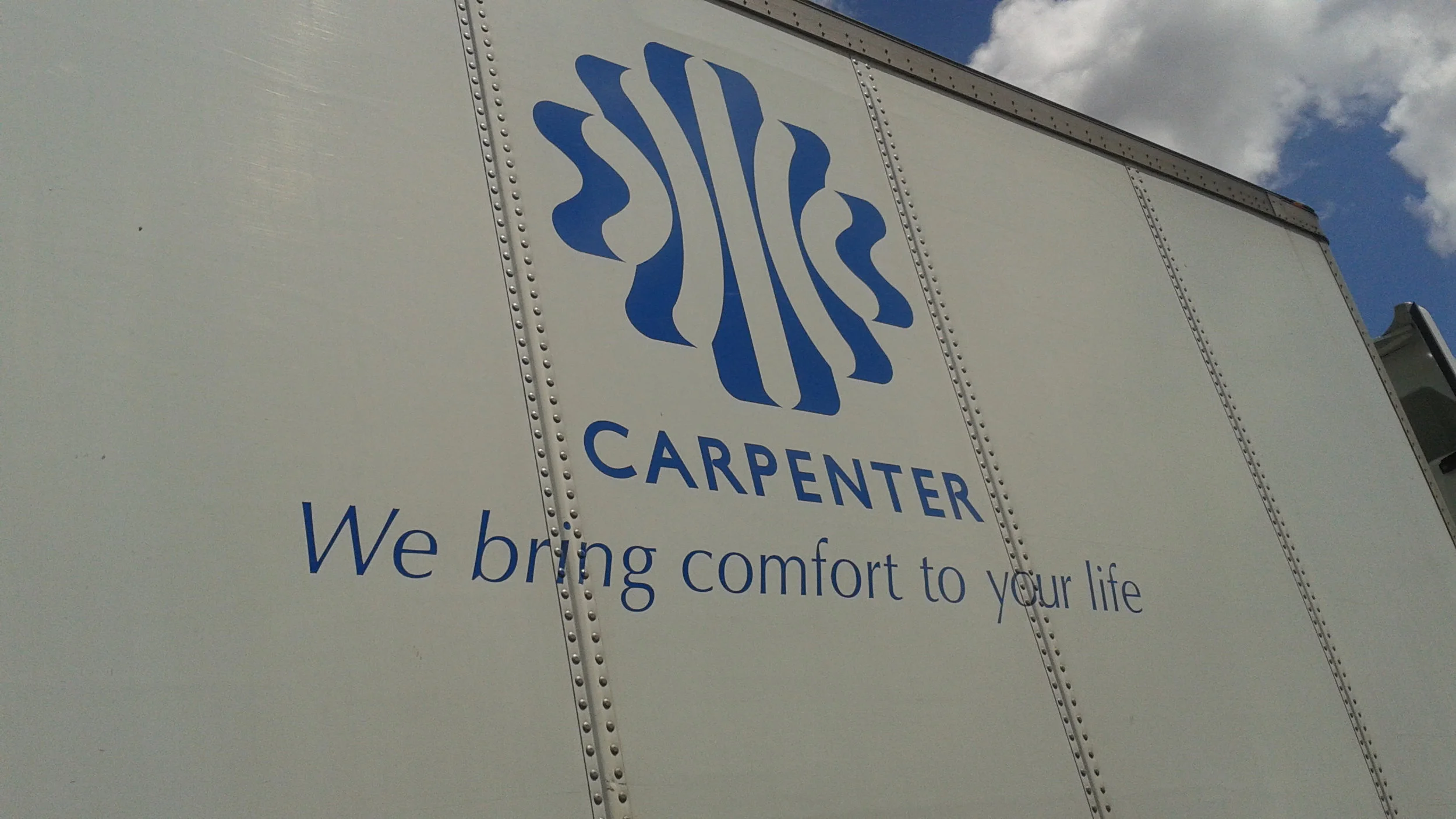 Thanks to Carpenter Co. for driving by at the perfect time