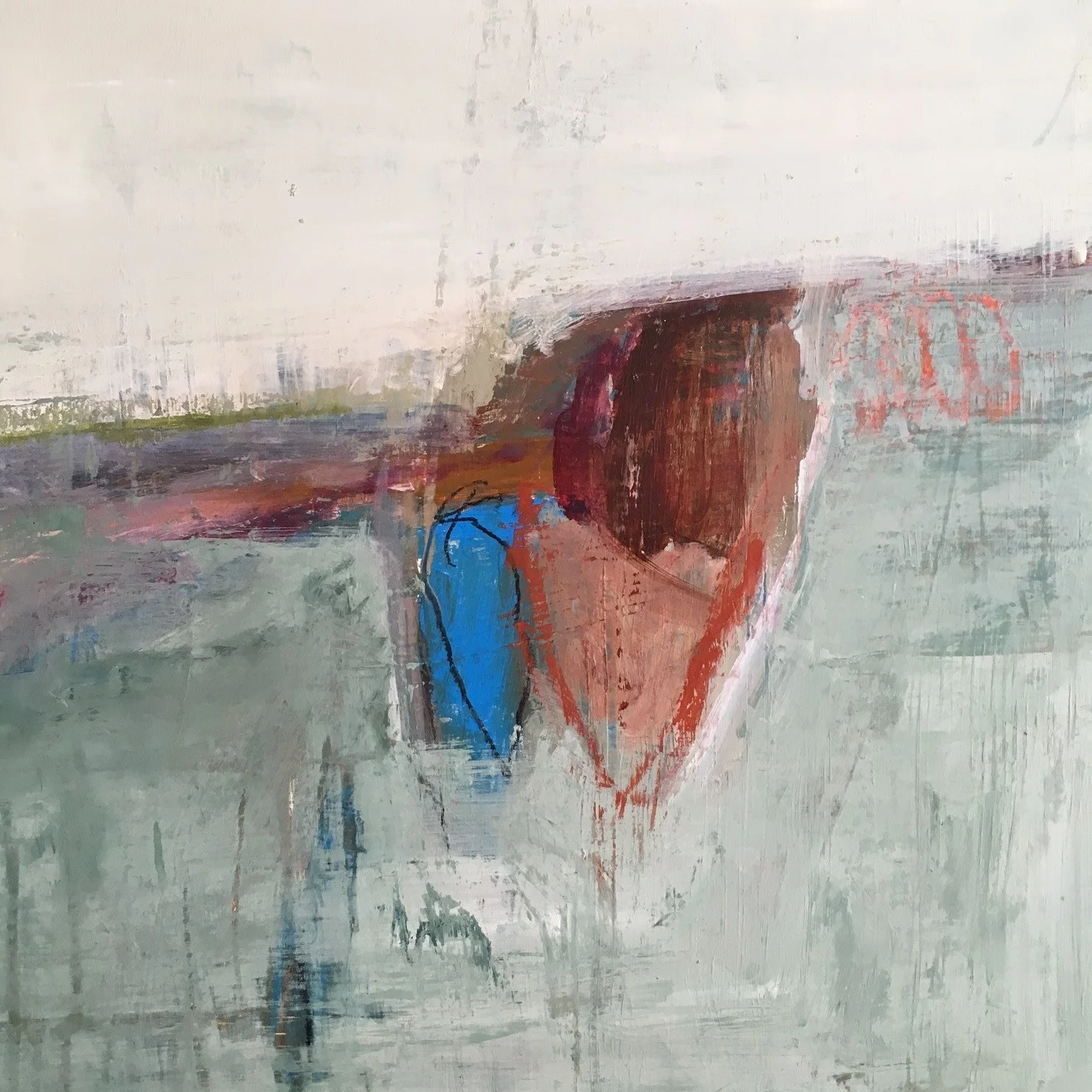   A Day in Oaxaca  16x16 in. | acrylic &amp; pastel on board    