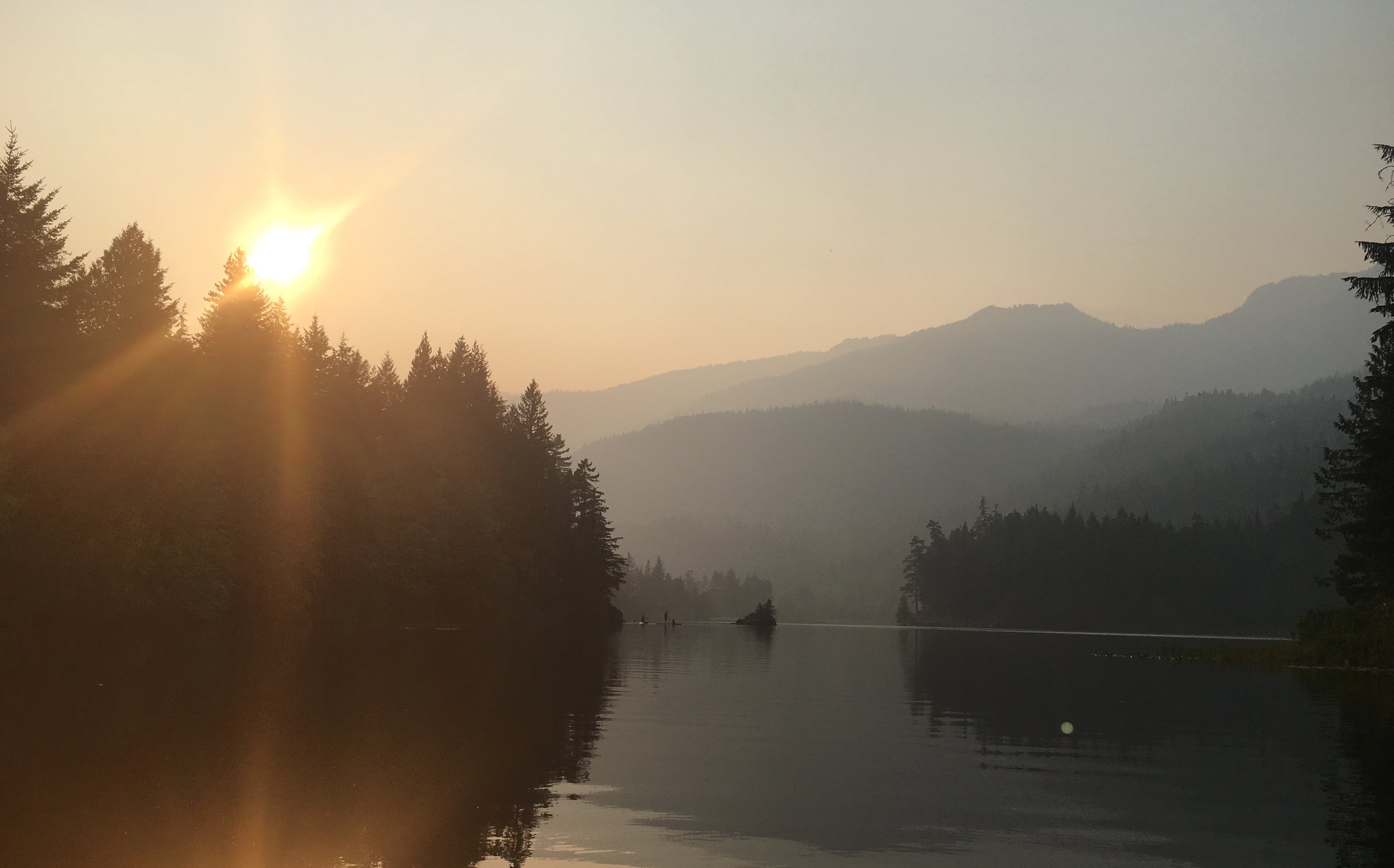 View from Alpha Lake, one of Whistler's many tranquil lakes. Photo Credit: Chris Brook