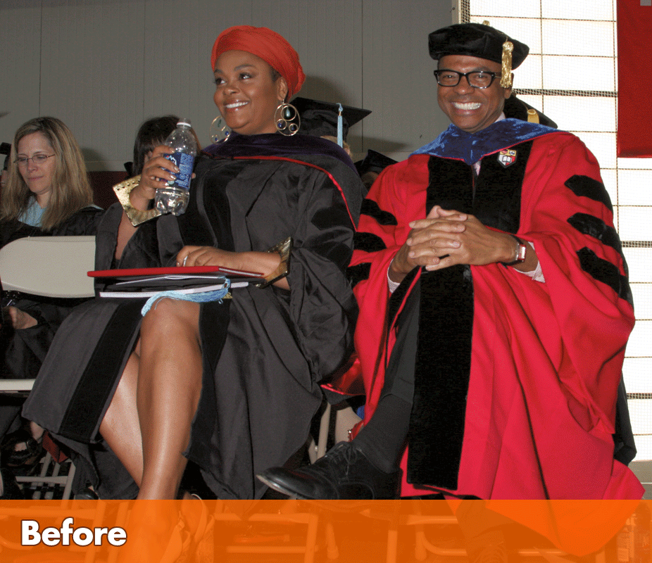 Showing too much leg