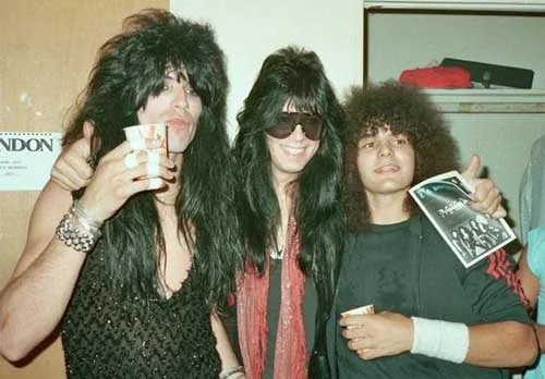 Jeff's band mate, Nadir (on the left) of "London"
