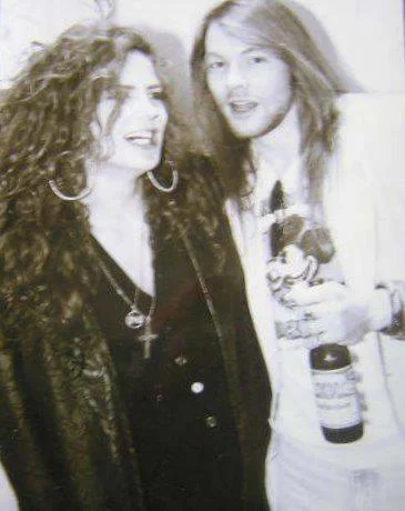 Nadir's girlfriend, Suzi, with Bill