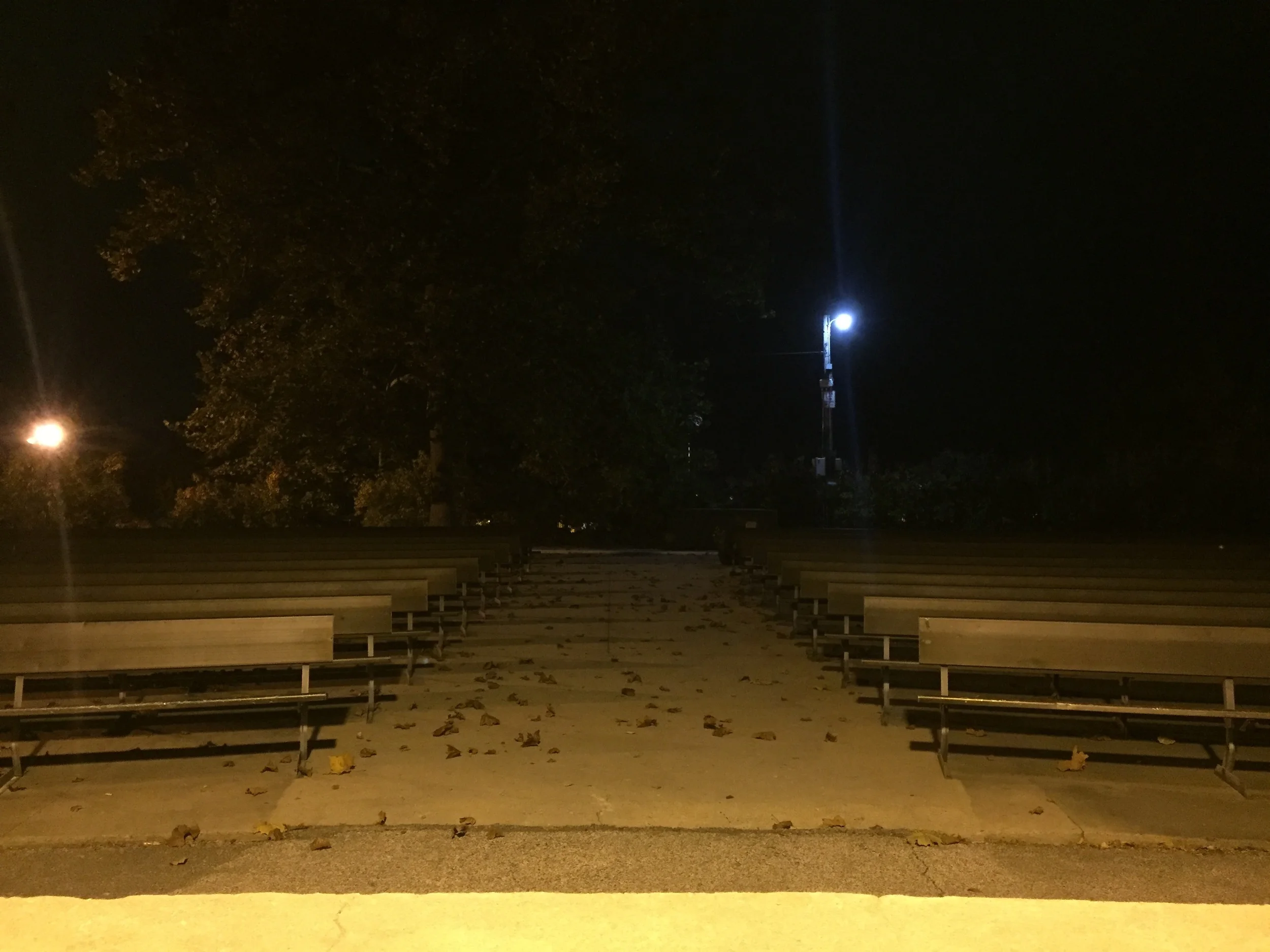View from the amphitheater stage