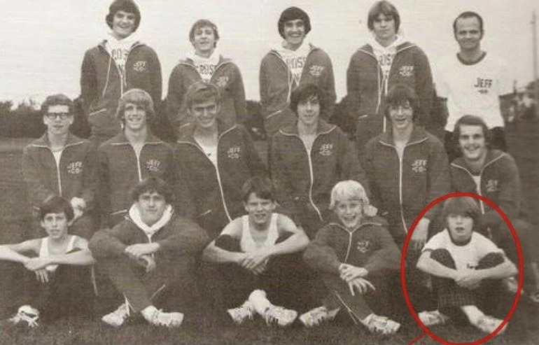 Bill on Jefferson High School's cross-country team