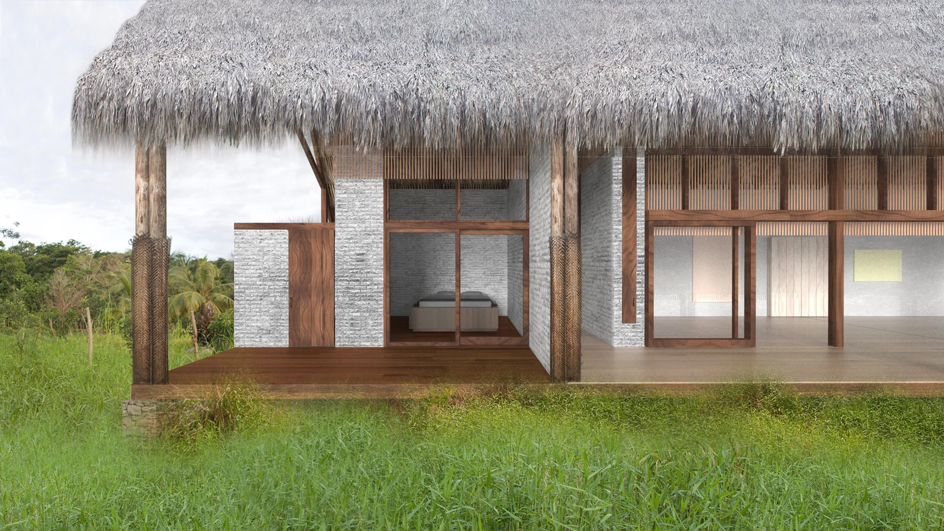  Render de nuestro futuro Taller de Arte diseñado por el arquitecto Andrew Ferentinos.