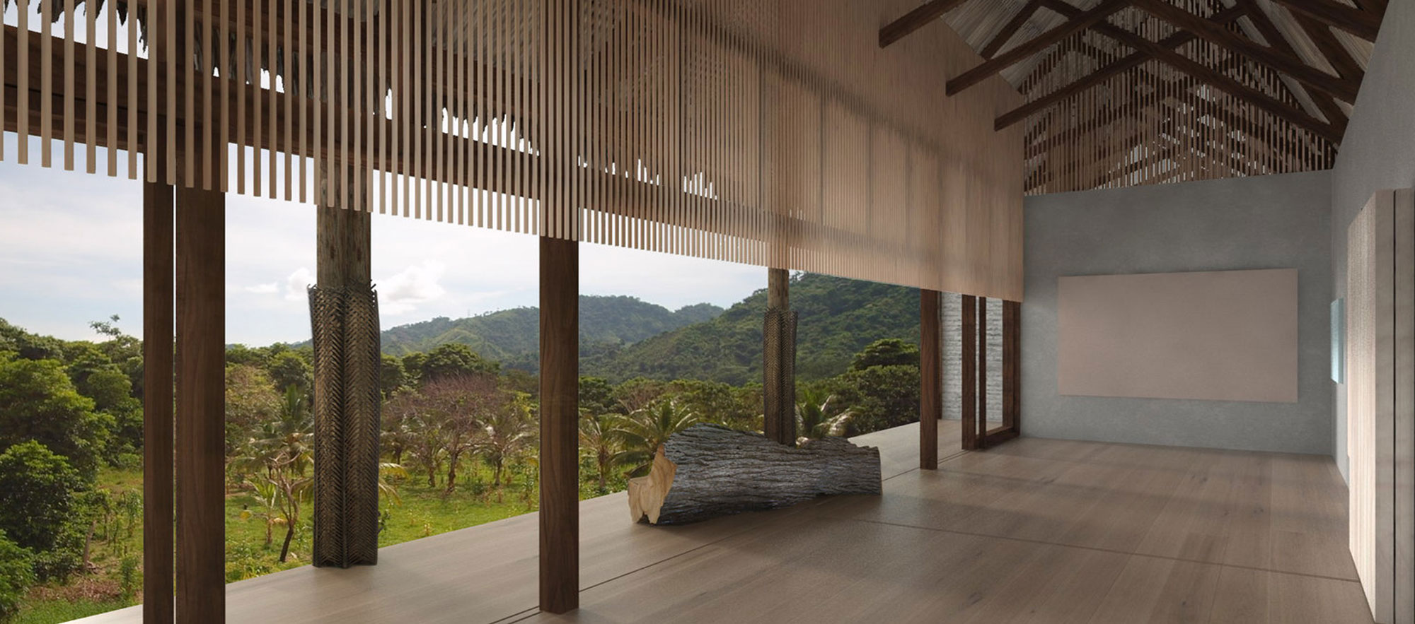 Computer rendering of future studio by architect Andrew Ferentinos