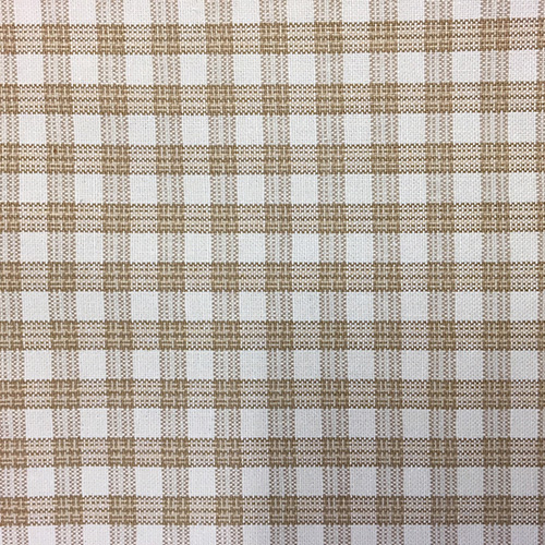Highland Check Style: Checks & Plaids ID: 14996 Color: Coconut Retail Price: $20.90 per yard Content: 100% Cotton