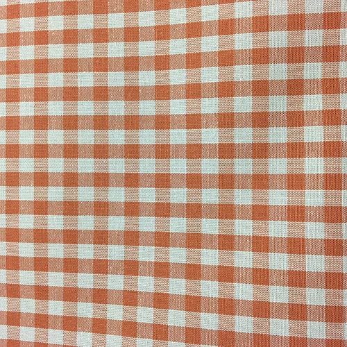 Lincolnshire Paprika Style: Checks & Plaids ID: 16140 Color: Orange Retail Price: $29.90 per yard Content: 100% Cotton